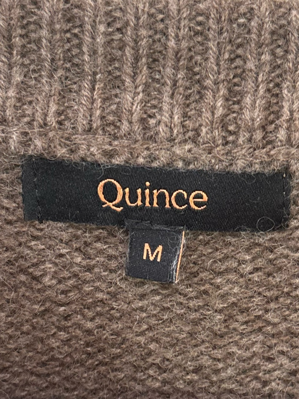 Quince 100% Yak Wool Pointelle Detail Relaxed Crewneck Sweater - Picture 5 of 5